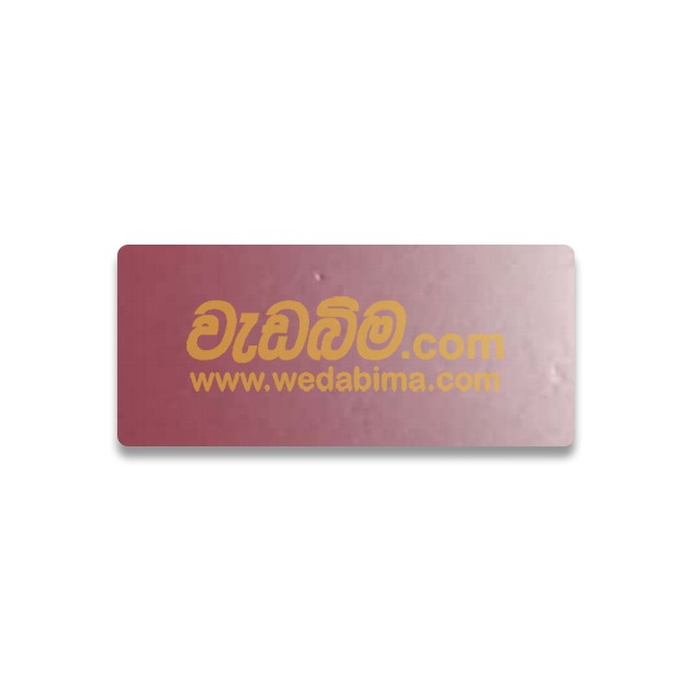 3mm 8x4 Inch Double Side Xinhua Red Aluminium Composite Panel