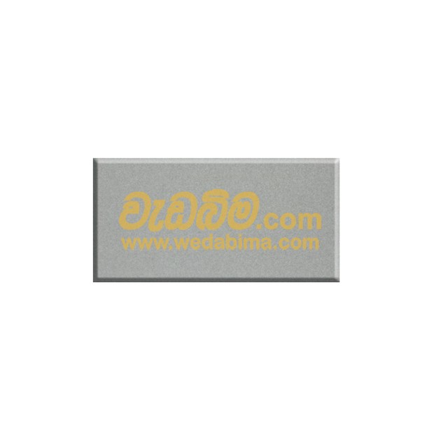 4mm 12 1/2x4 Inch Single Side Bright Silver Aluminium Composite Panel