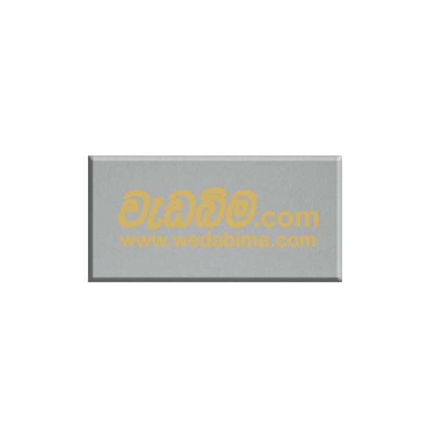4mm 12 1/2x4 Inch Single Side Silver Aluminium Composite Panel