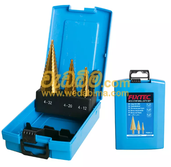 Cover image for 3pcs Step Drill Bits Set