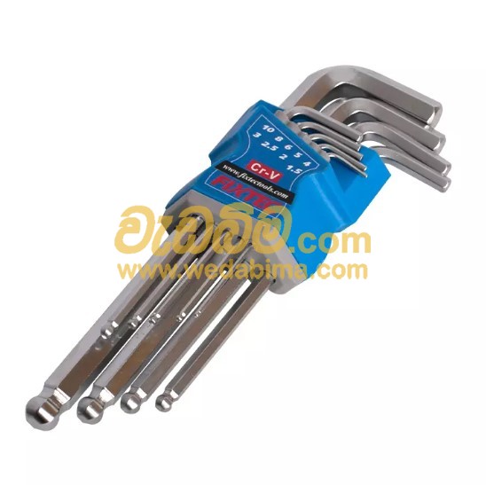 9Pcs Ball Point Hex Key