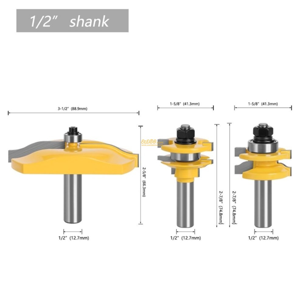 Cover image for 1/2 Inch 12mm Shank Drill Bit