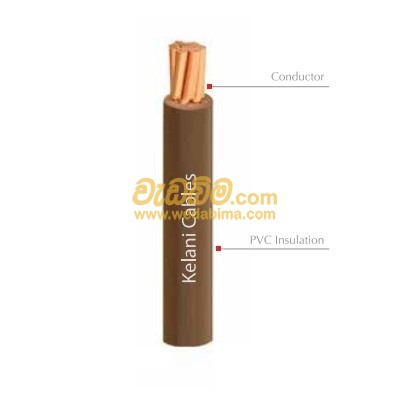 Cover image for 7/0.67mm Cu/PVC/PVC Single Core Brown 100m Fire Sheild Kelani Cables