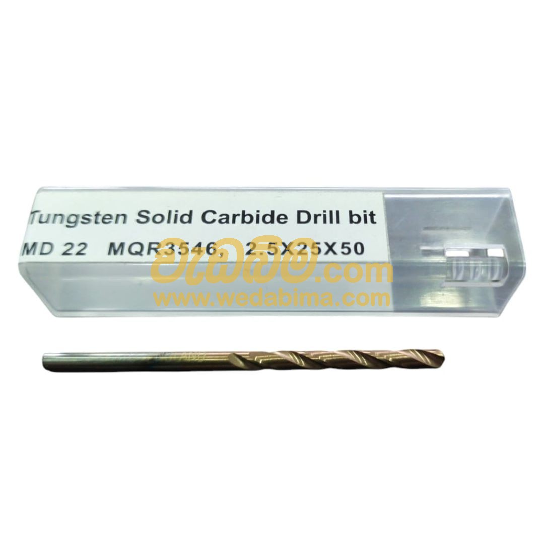 2.5 x 40mm Solid Carbide Tungsten Drill Bit