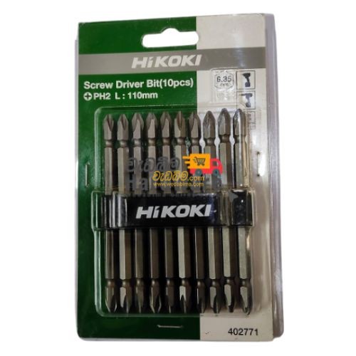 10Pcs 110mm Double Ended Screw Driver Bit - Hi Koki