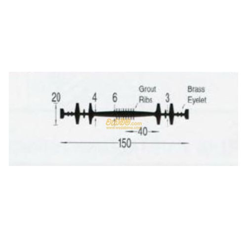 150mm Water Bar for Internal Construction Contraction Joints