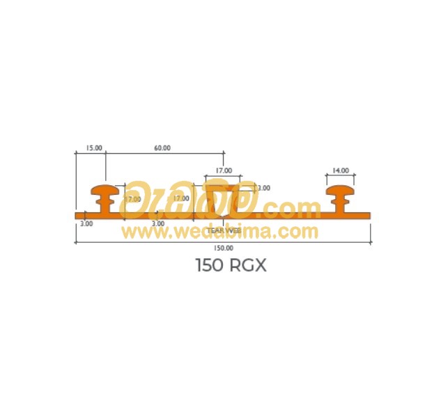 150mm Water stops for External Expansion Joints