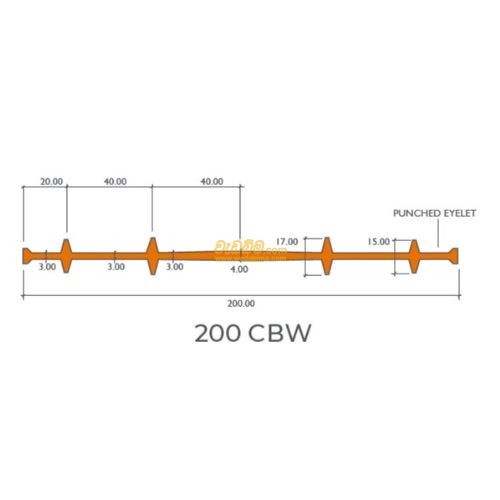 200mm Water Bar for Internal Construction Joints