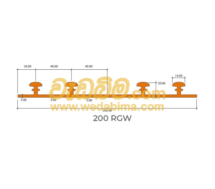 200mm Water Stops for External Construction Joints