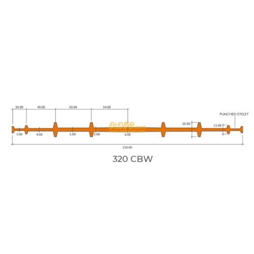 320mm Water Stops for External Construction Joints