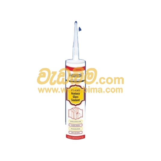 Cover image for 300ml Clear Acetoxy Silicone Sealant